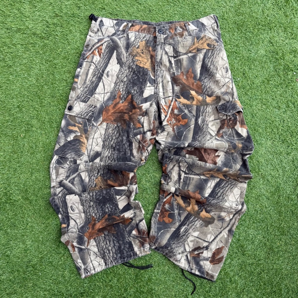 Vtg‎ Liberty Real Tree Camo Cargo Pants Mens Large Hunting Gorpcore Baggy